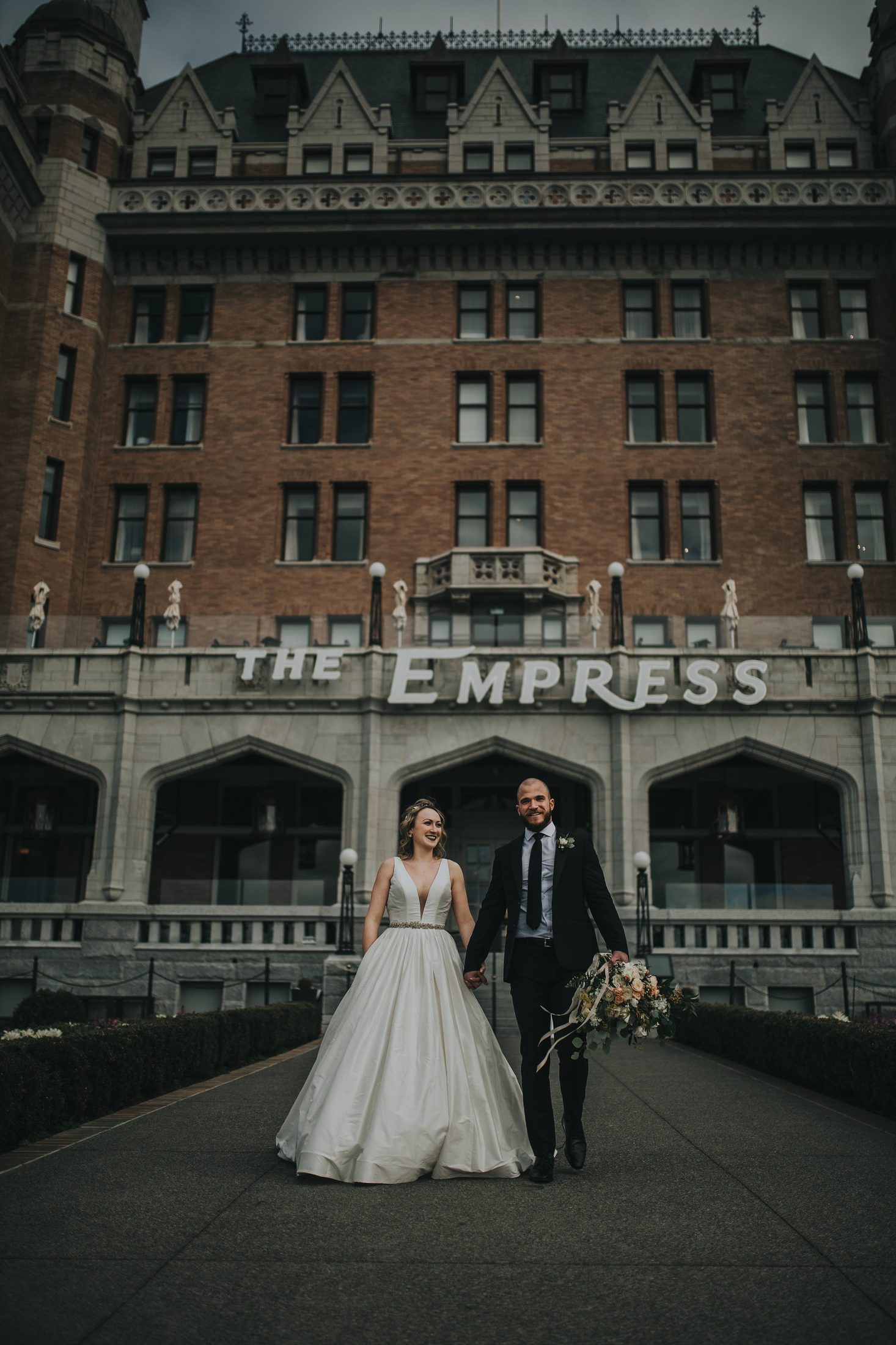An enchanted garden editorial styled shoot at the Fairmont Empress, Victoria